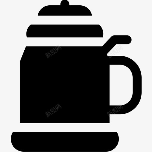 啤酒杯啤酒43装满图标svg_新图网 https://ixintu.com 啤酒 啤酒杯 装满