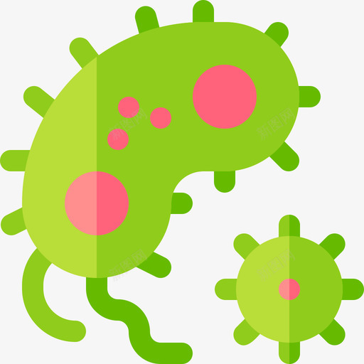 生物工程菌16图标svg_新图网 https://ixintu.com 生物工程