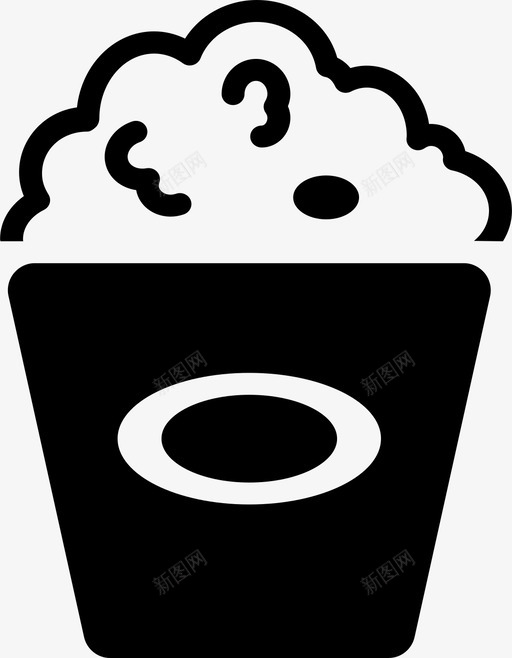 爆米花玉米食品和饮料图标svg_新图网 https://ixintu.com 爆米花 玉米 食品 饮料