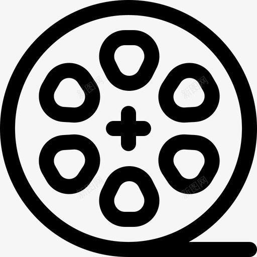 电影卷名声27直系图标svg_新图网 https://ixintu.com 名声 电影 直系