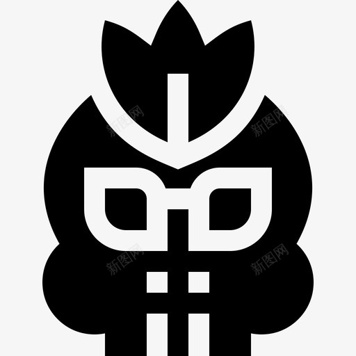 骷髅摇滚乐23填充物图标svg_新图网 https://ixintu.com 填充 摇滚乐 骷髅