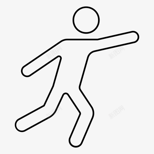 有氧运动锻炼健身图标svg_新图网 https://ixintu.com 健身 健身房 有氧运动 运动 锻炼
