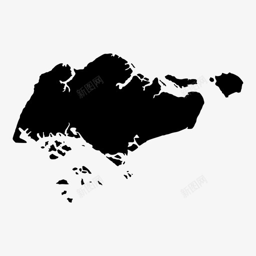 新加坡城市地图图标svg_新图网 https://ixintu.com 共和国 国家 地图 城市 新加坡 新加坡人 概况