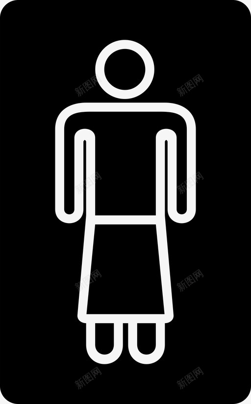 卫生间女卫生间图标svg_新图网 https://ixintu.com 卫生间