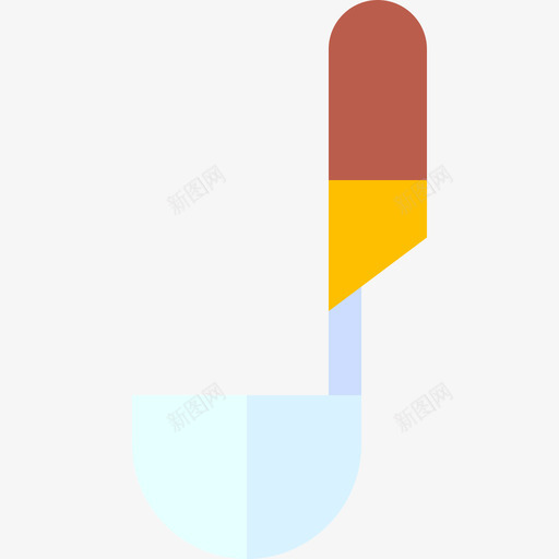 勺子家用物品29扁平图标svg_新图网 https://ixintu.com 勺子 家用 扁平 物品