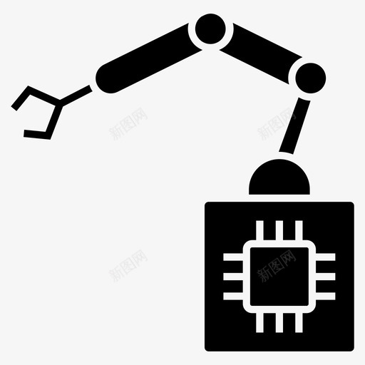 机器人人工智能工业图标svg_新图网 https://ixintu.com 人工智能 学习 工业 机器 机器人 黑暗