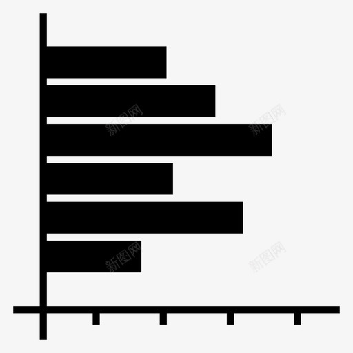 条形图直方图数据分析深色图标svg_新图网 https://ixintu.com 数据分析 条形图 深色 直方图