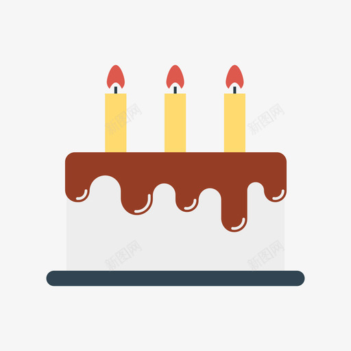 生日蛋糕食品和饮料29平的图标svg_新图网 https://ixintu.com 平的 生日蛋糕 食品 饮料