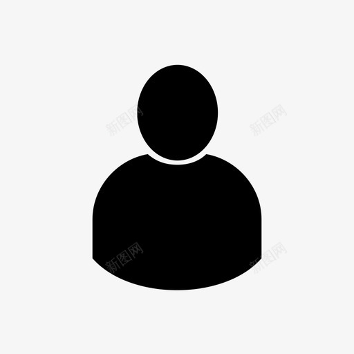用户锁人图标svg_新图网 https://ixintu.com 安全 用户 解锁