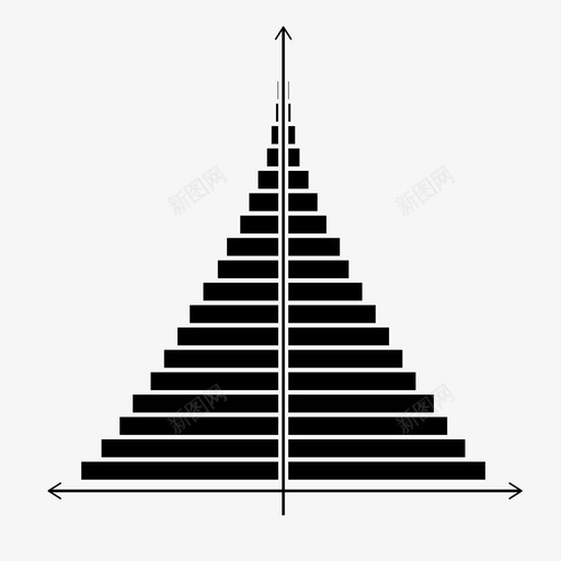 人口金字塔年龄比人口比图标svg_新图网 https://ixintu.com 人口 年龄 性别比 金字塔