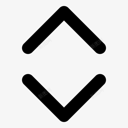 上下箭头20字形图标svg_新图网 https://ixintu.com 上下 字形 箭头