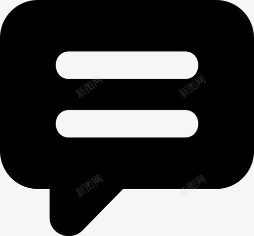 聊天对话收件箱图标svg_新图网 https://ixintu.com 对话 收件箱 消息 聊天