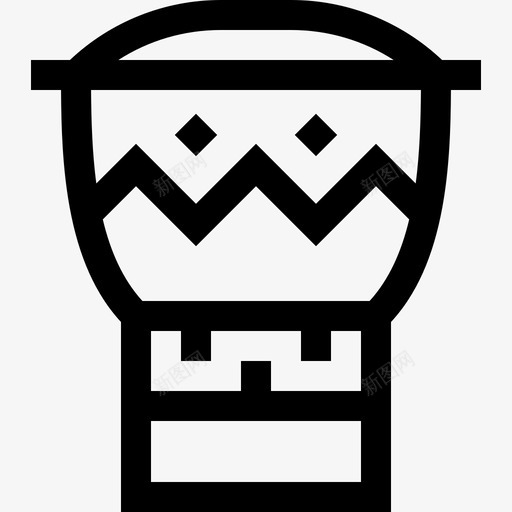 邦戈上帝8线性图标svg_新图网 https://ixintu.com 上帝 线性 邦戈
