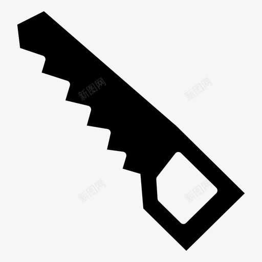锯刀片木工图标svg_新图网 https://ixintu.com 刀片 切割 图标 在建 字形 工具 木工