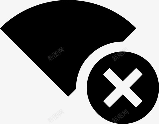 wifi取消覆盖范围信号图标svg_新图网 https://ixintu.com ui wifi 信号 取消 范围 覆盖