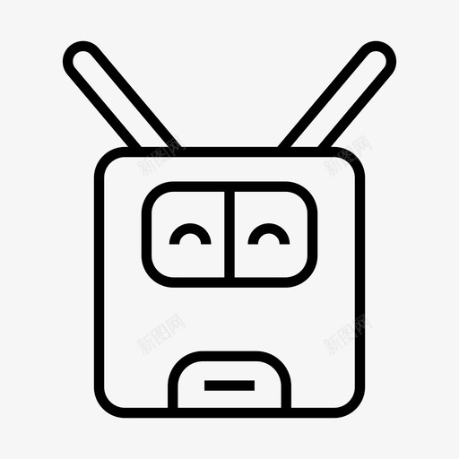机器人头像机器人头图标svg_新图网 https://ixintu.com 人头 头像 机器 机器人