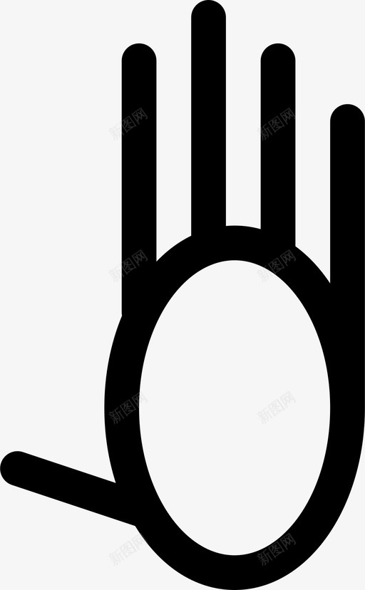 手手指人图标svg_新图网 https://ixintu.com 成年人 手手 手掌 指人