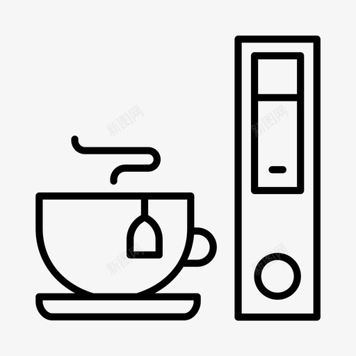 办公用品业务工作图标svg_新图网 https://ixintu.com 业务 办公用品 办公设备 工作