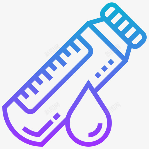 血样健康检查1梯度图标svg_新图网 https://ixintu.com 健康 梯度 检查 血样