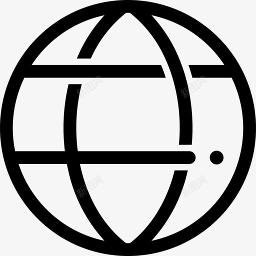 全局地球网格语言图标svg_新图网 https://ixintu.com 全局 全球 地球 杂项 网格 网络 行星 语言