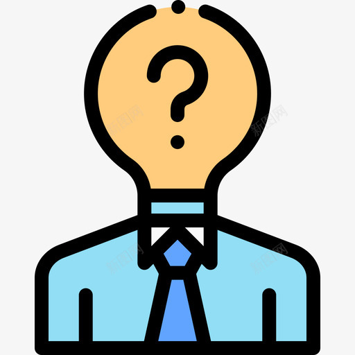 应聘者工作简历24线条颜色图标svg_新图网 https://ixintu.com 工作 应聘者 简历 线条 颜色