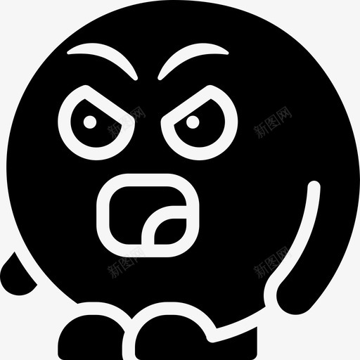 喊表情人加油图标svg_新图网 https://ixintu.com 加油 情人 表情