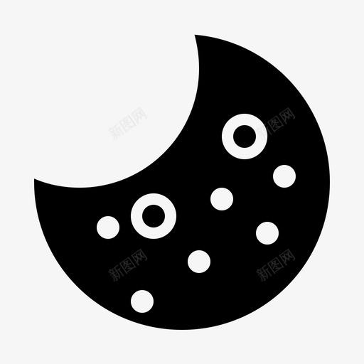 饼干咬甜点图标svg_新图网 https://ixintu.com 甜点 饼干
