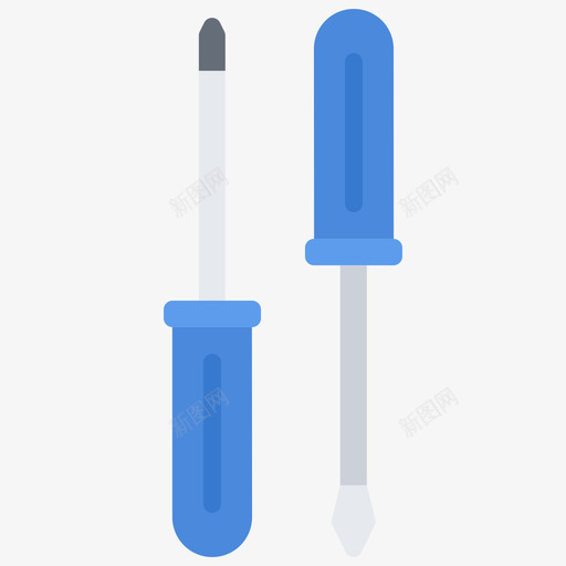61号工具平头螺丝刀图标svg_新图网 https://ixintu.com 61号 工具 平头 螺丝刀