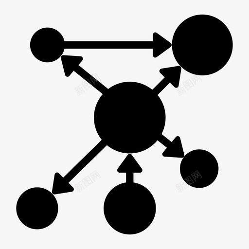 图形数据库图表绘图图标svg_新图网 https://ixintu.com 图形 图表 大数 数据 数据库 系统 绘图