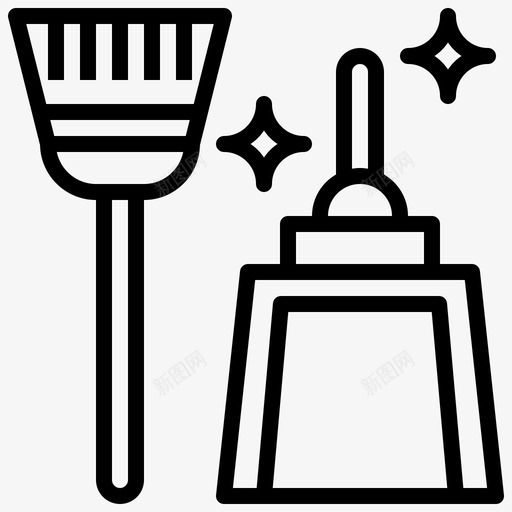 垃圾箱卫生34线性图标svg_新图网 https://ixintu.com 卫生 垃圾箱 线性