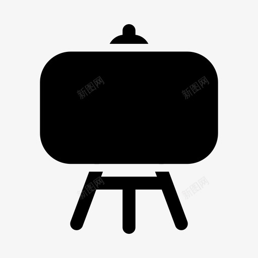 白板班级教室图标svg_新图网 https://ixintu.com 学习 学校 教室 班级 白板