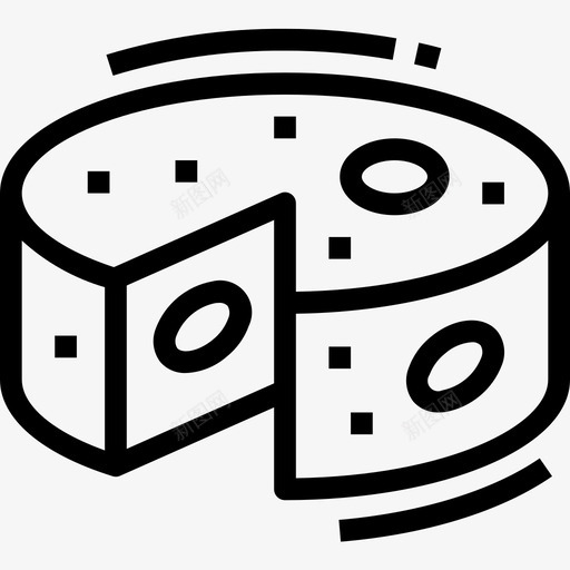 奶酪早餐27直系图标svg_新图网 https://ixintu.com 奶酪 早餐 直系