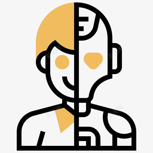 人类航天技术8黄影图标svg_新图网 https://ixintu.com 人类 技术 航天 黄影