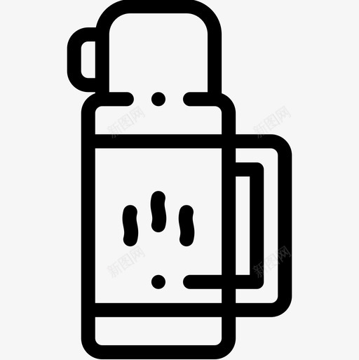 保温瓶野餐52线性图标svg_新图网 https://ixintu.com 保温瓶 线性 野餐