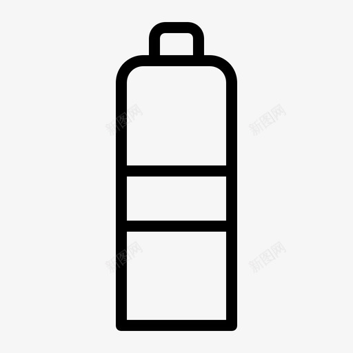 饮料瓶健康纯净图标svg_新图网 https://ixintu.com 健康 纯净水 酒店 饮料