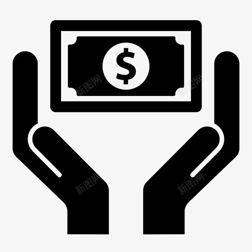现金支付美元投资图标svg_新图网 https://ixintu.com 投资 支付 现金 美元 股票市场 金融