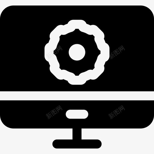 计算机工程66填充图标svg_新图网 https://ixintu.com 填充 工程 计算机