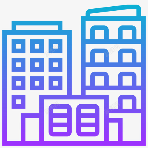 建筑54号建筑坡度图标svg_新图网 https://ixintu.com 54号 坡度 建筑