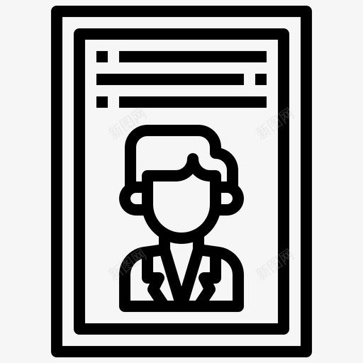 电影海报视频制作23线性图标svg_新图网 https://ixintu.com 电影海报 线性 视频制作