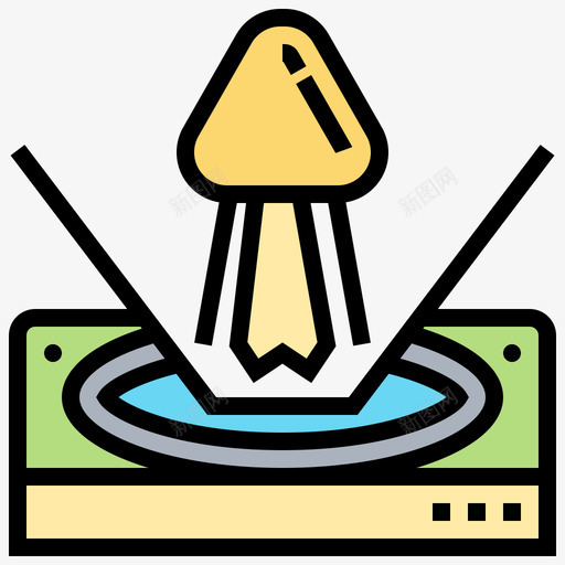 全息图人工智能60线性彩色图标svg_新图网 https://ixintu.com 人工智能 全息图 彩色 线性