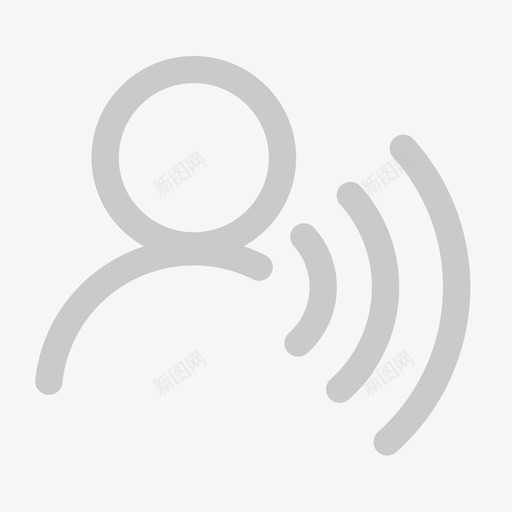 人体红外传感器svg_新图网 https://ixintu.com 人体红外传感器