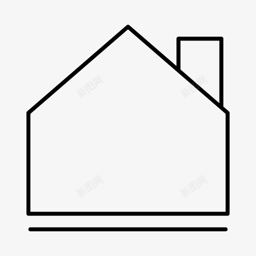 家公司房子图标svg_新图网 https://ixintu.com 一切 公司 别墅 家公 房子 村庄 象征 风格