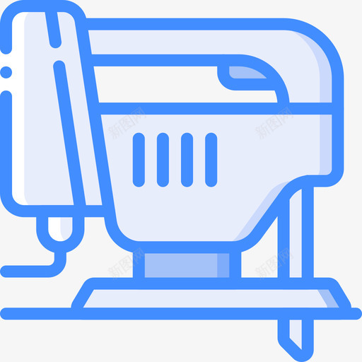拼图木工1蓝色图标svg_新图网 https://ixintu.com 拼图 木工 蓝色