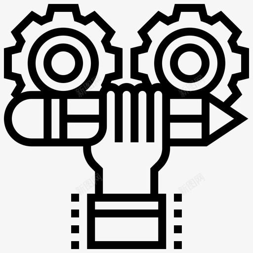 开发人员敏捷方法学线性图标svg_新图网 https://ixintu.com 人员 开发 敏捷 方法学 线性