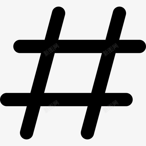 Hashtag文本编辑器36填充图标svg_新图网 https://ixintu.com Hashtag 填充 文本 编辑器