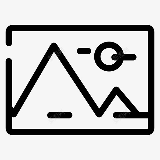 图像水平横向图标svg_新图网 https://ixintu.com 占位符 图像 图片 横向 水平