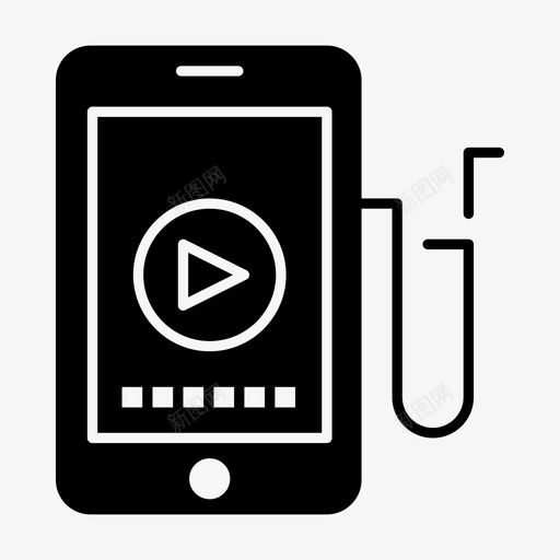 音乐手机设备和开发图标svg_新图网 https://ixintu.com 开发 手机 设备 音乐