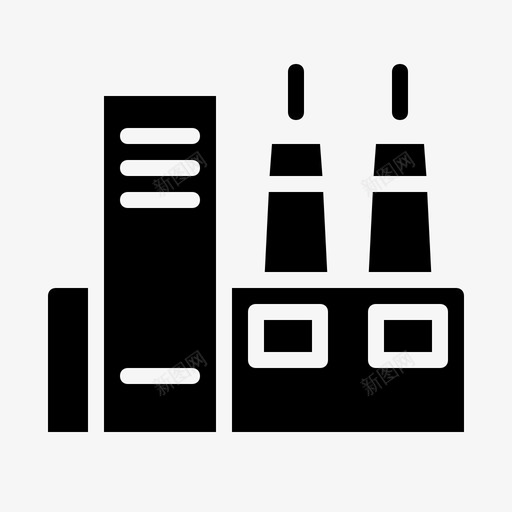 工业工厂制造图标svg_新图网 https://ixintu.com 制造 工业 工厂 生产