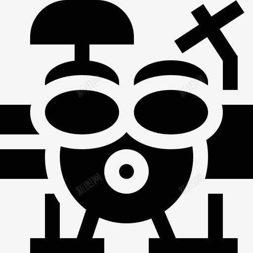 鼓音乐节42充满图标svg_新图网 https://ixintu.com 充满 音乐节