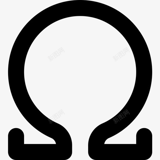 Omega文本编辑器36填充图标svg_新图网 https://ixintu.com Omega 填充 文本 编辑器